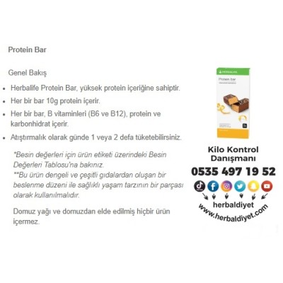 Herbalife Protein Bar Çikolatalı Yer Fıstıklı