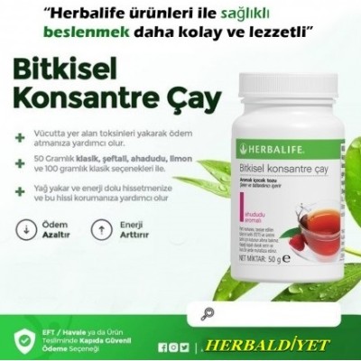 Herbalife Aşağı Kilo Kontrol Ürünleri Çay Seti