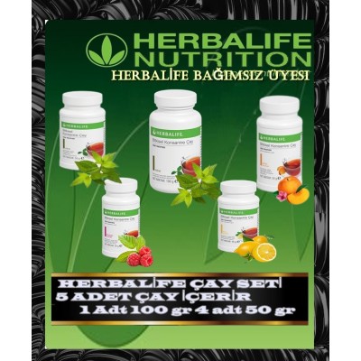 Herbalife Aşağı Kilo Kontrol Ürünleri Çay Seti