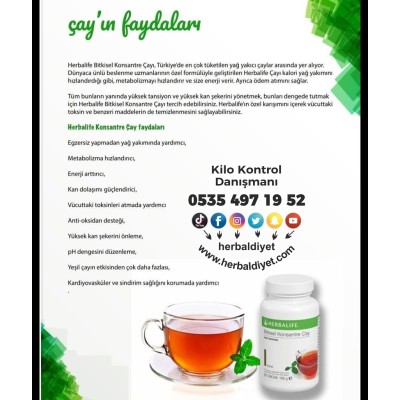 Herbalife Klasik Aromalı Çay