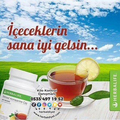 Herbalife Limon Aromalı Çay