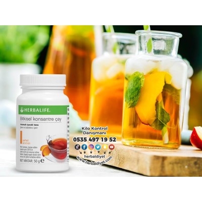 Herbalife Şeftali Aromalı Konsantre Çay