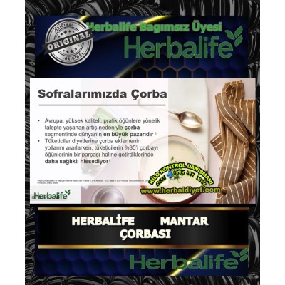 HERBALİFE MANTAR ÇORBASI