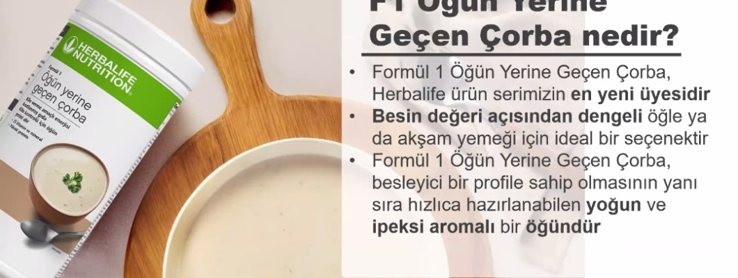 HERBALİFE MANTARLI CORBA