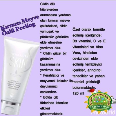 Herbalife Kırmızı Meyve Özlü Peeling