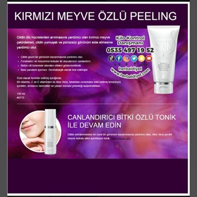 Herbalife Kırmızı Meyve Özlü Peeling