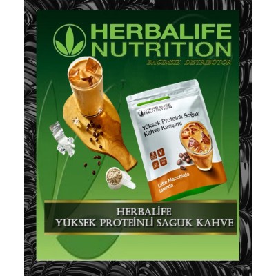 SOGUK PROTEİNLİ KAHVE HERBALİFE ÜRÜNLERİ