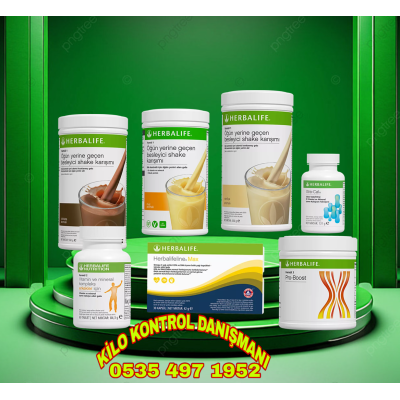 HERBALİFE YUKARI KİLO KONTROL SETİ ERKEK TAM SET