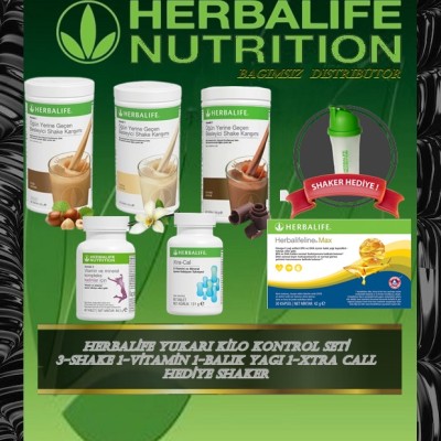 Herbalife Beslenme Seti Herbalife Shake Herbalife Bayan Vitamin Tableti ve herbalifeline  Omega3  Bayan set
