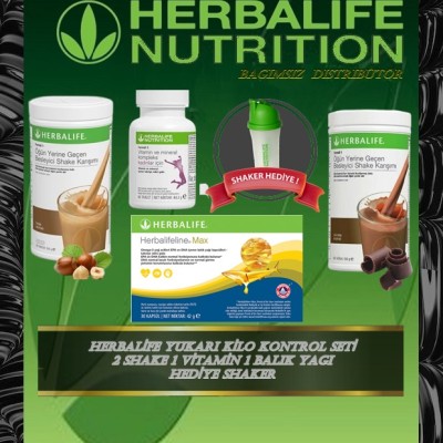 Herbalife Beslenme Seti Herbalife Shake Herbalife Bayan Vitamin Tableti ve herbalifeline  Omega3  Bayan set