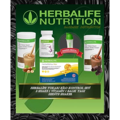 Herbalife Beslenme Seti Herbalife Shake Herbalife Bayan Vitamin Tableti ve herbalifeline  Omega3  Bayan set