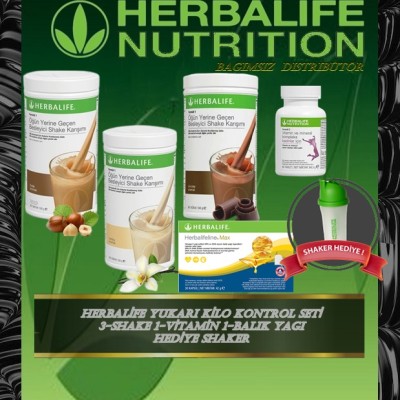 Herbalife Beslenme Seti Herbalife Shake Herbalife Bayan Vitamin Tableti ve herbalifeline  Omega3  Bayan set