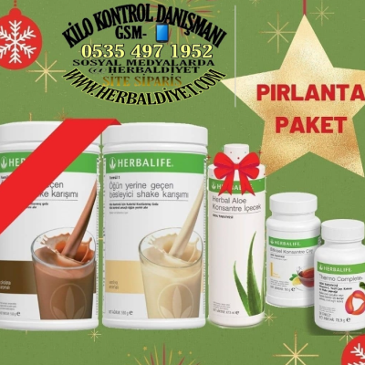 HERBALİFE AŞAĞI KİLO KONTROL ELMAS SET