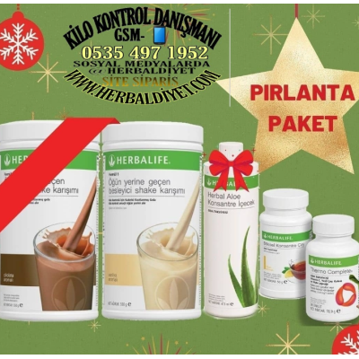 HERBALİFE AŞAĞI KİLO KONTROL ELMAS SET