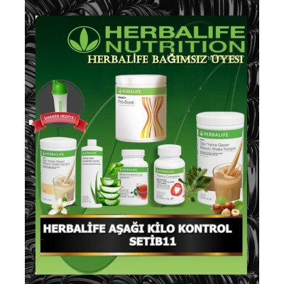 HERBALİFE AŞAĞI KİLO KONTROL ÜRÜNLERİ SETİB11