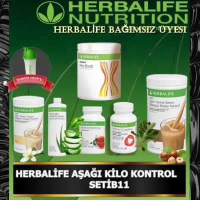 HERBALİFE AŞAĞI KİLO KONTROL ÜRÜNLERİ SETİB11