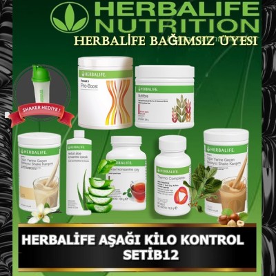 HERBALİFE AŞAĞI KİLO KONTROL ÜRÜNLERİ SETİB12