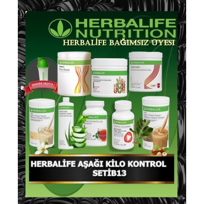HERBALİFE AŞAĞI KİLO KONTROL ÜRÜNLERİ SETİB13