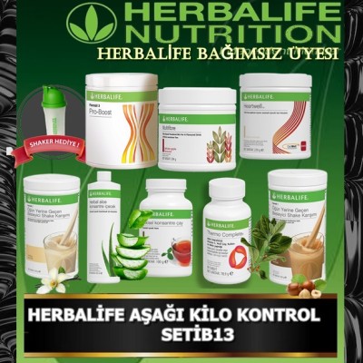 HERBALİFE AŞAĞI KİLO KONTROL ÜRÜNLERİ SETİB13