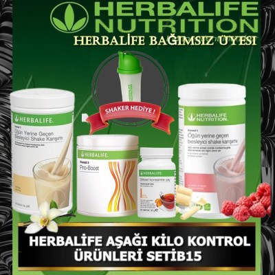 HERBALİFE AŞAĞI KİLO KONTROL ÜRÜNLERİ SETİB15