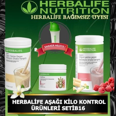 HERBALİFE AŞAĞI KİLO KONTROL ÜRÜNLERİ SETİB16