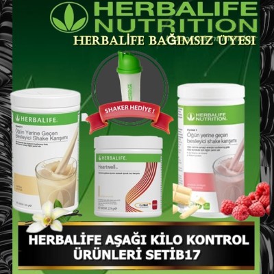 HERBALİFE AŞAĞI KİLO KONTROL ÜRÜNLERİ SETİB17