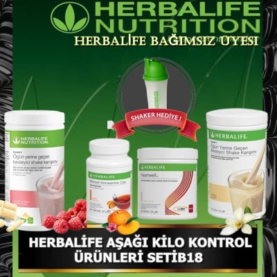 HERBALİFE AŞAĞI KİLO KONTROL ÜRÜNLERİ SETİB18