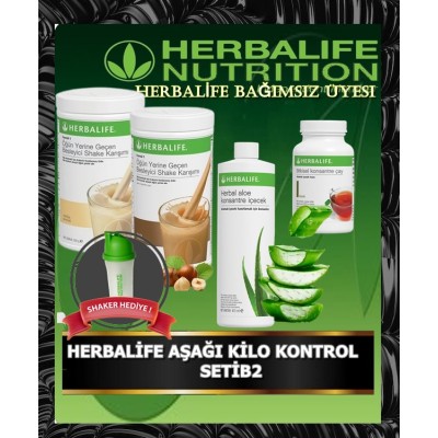 HERBALİFE AŞAĞI KİLO KONTROL ÜRÜNLERİ SETİB20