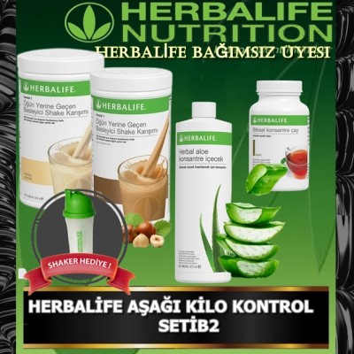 HERBALİFE AŞAĞI KİLO KONTROL ÜRÜNLERİ SETİB20