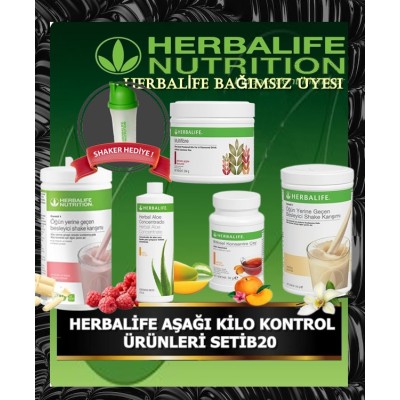 HERBALİFE AŞAĞI KİLO KONTROL ÜRÜNLERİ SETİB21