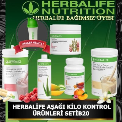 HERBALİFE AŞAĞI KİLO KONTROL ÜRÜNLERİ SETİB21