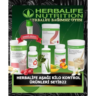 HERBALİFE AŞAĞI KİLO KONTROL ÜRÜNLERİ SETİB22