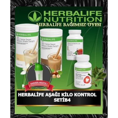 HERBALİFE AŞAĞI KİLO KONTROL ÜRÜNLERİ SETİB4