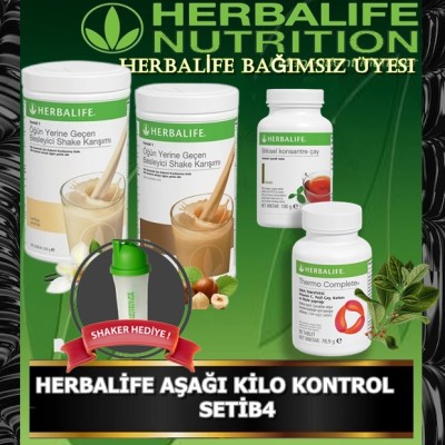 HERBALİFE AŞAĞI KİLO KONTROL ÜRÜNLERİ SETİB4