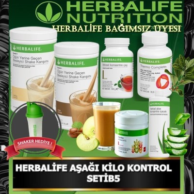 HERBALİFE AŞAĞI KİLO KONTROL ÜRÜNLERİ SETİB5