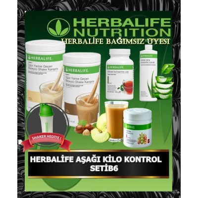 HERBALİFE AŞAĞI KİLO KONTROL ÜRÜNLERİ SETİB6