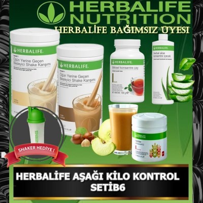 HERBALİFE AŞAĞI KİLO KONTROL ÜRÜNLERİ SETİB6