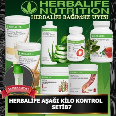 HERBALİFE AŞAĞI KİLO KONTROL ÜRÜNLERİ SETİB7