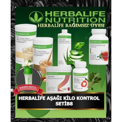 HERBALİFE AŞAĞI KİLO KONTROL ÜRÜNLERİ SETİB8