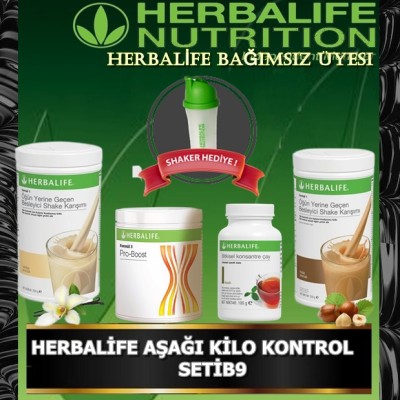 HERBALİFE AŞAĞI KİLO KONTROL ÜRÜNLERİ SETİB9