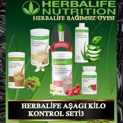 HERBALİFE AŞAĞI KİLO KONTROL SETİA3