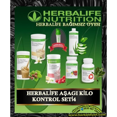 HERBALİFE AŞAĞI KİLO KONTROL SETİA4