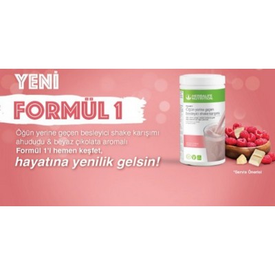 Herbalife Ahududu Beyaz Çikolatalı Shake