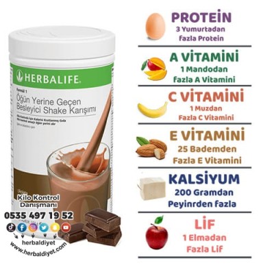 Herbalife Beslenme Seti Herbalife Shake Herbalife Bayan Vitamin Tableti ve herbalifeline  Omega3  Bayan set