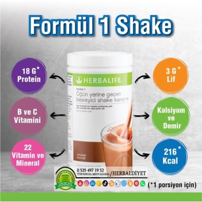 Herbalife Fındık Aromalı Shake