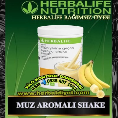 Herbalife Muz Aromalı Shake