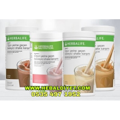 Herbalife Yukarı Kilo Ürünleri  Formul1 shake seti 4 Adet