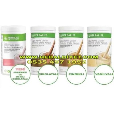 Herbalife Asagı Kilo Ürünleri  Formul1 shake seti A1