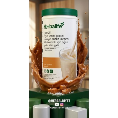 HERBALİFE TUZLU KARAMELLİ SHAKE 