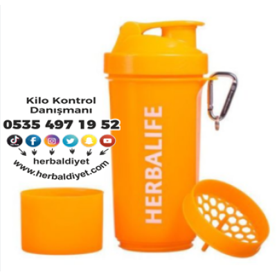 Herbalife Turuncu Neon Shaker